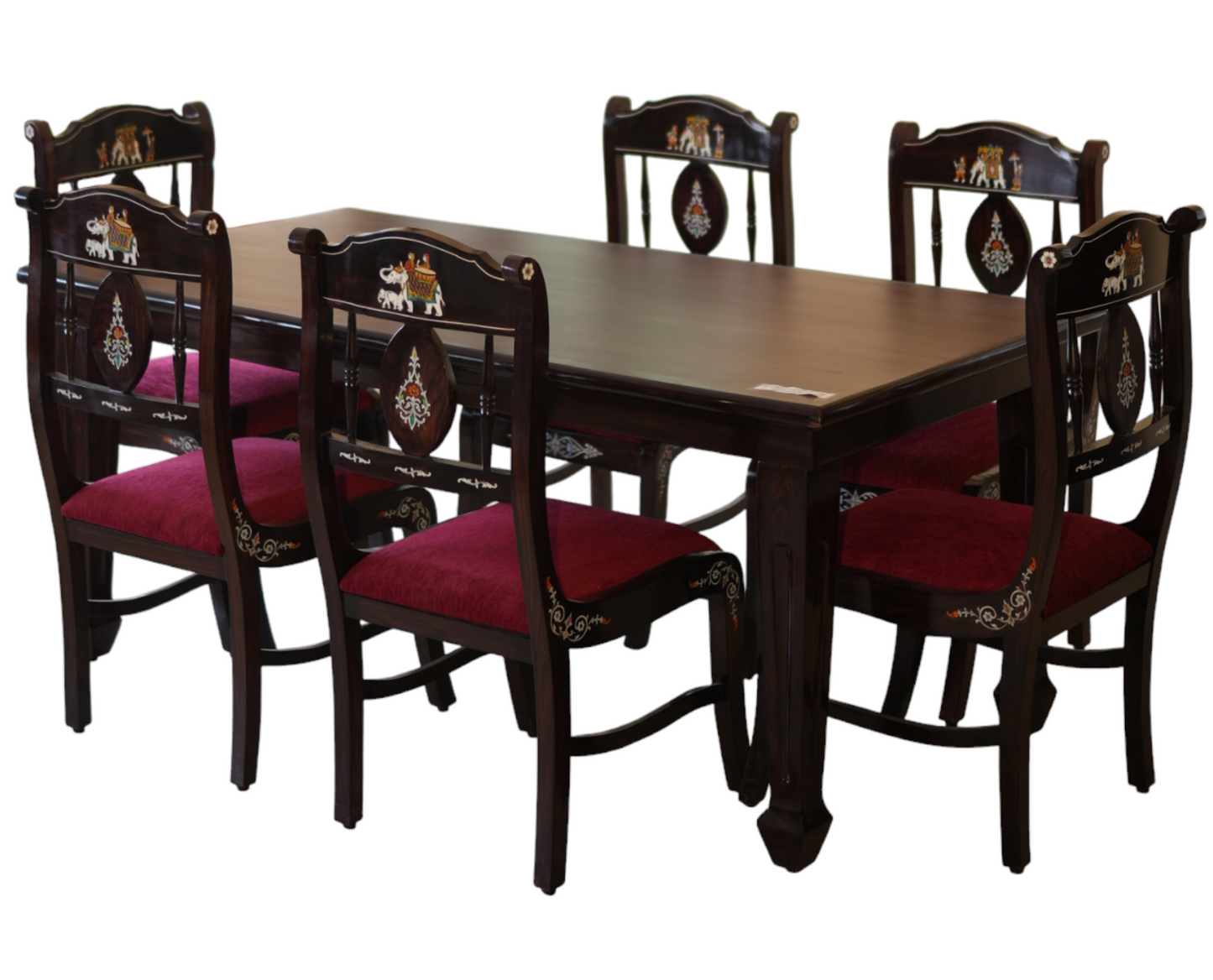 Rosewood Dining Table with chair