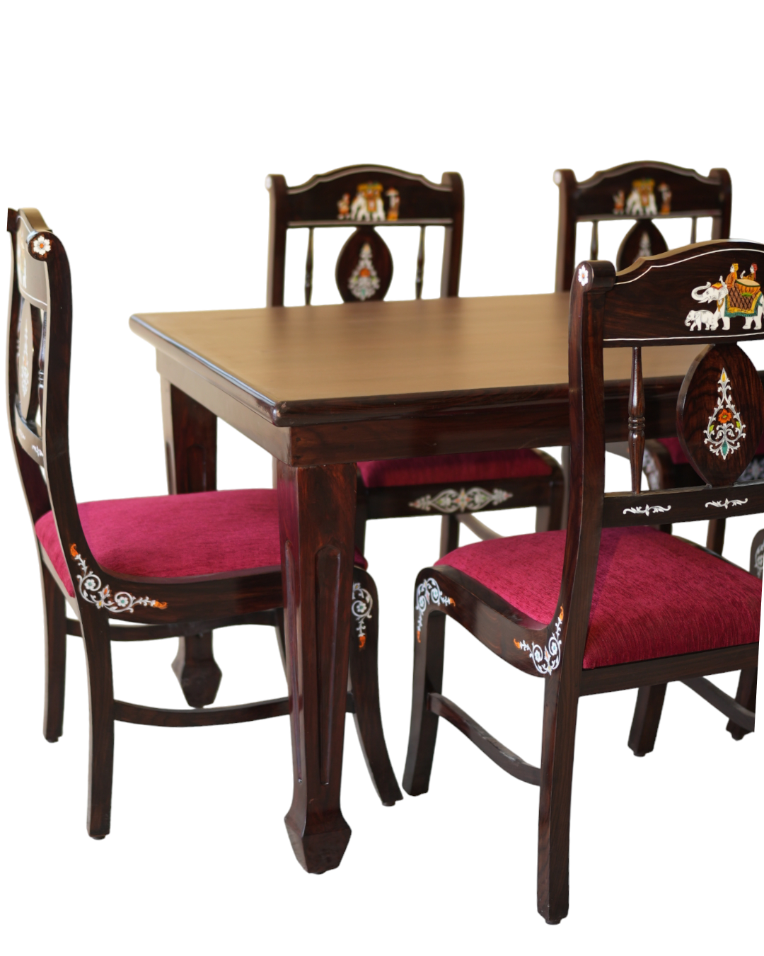 Rosewood Dining Table with chair