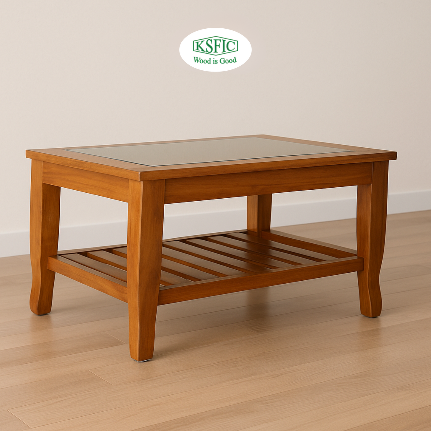 Teak Wood Teapoy