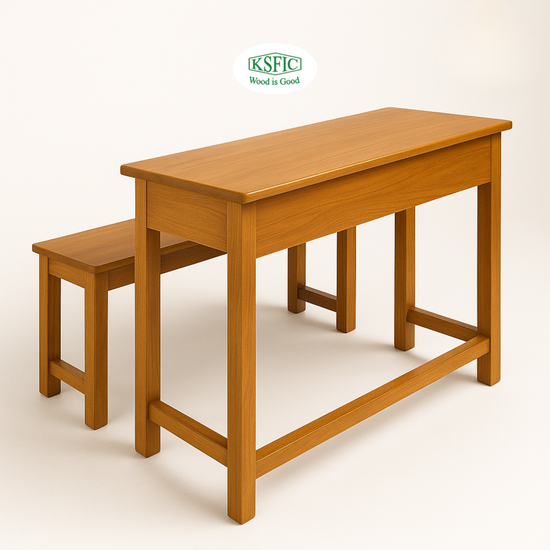 Teakwood Desk & Bench