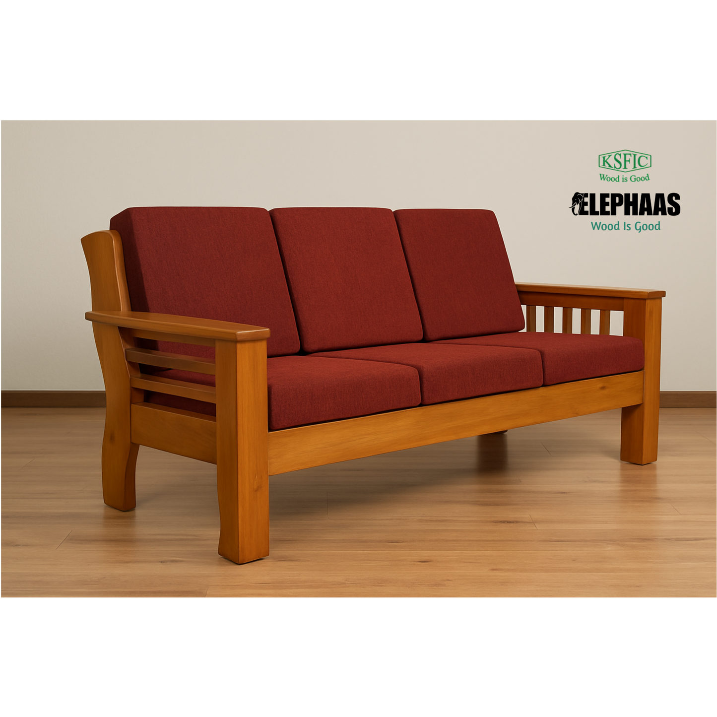 Teak Wood Sofa without Cushion