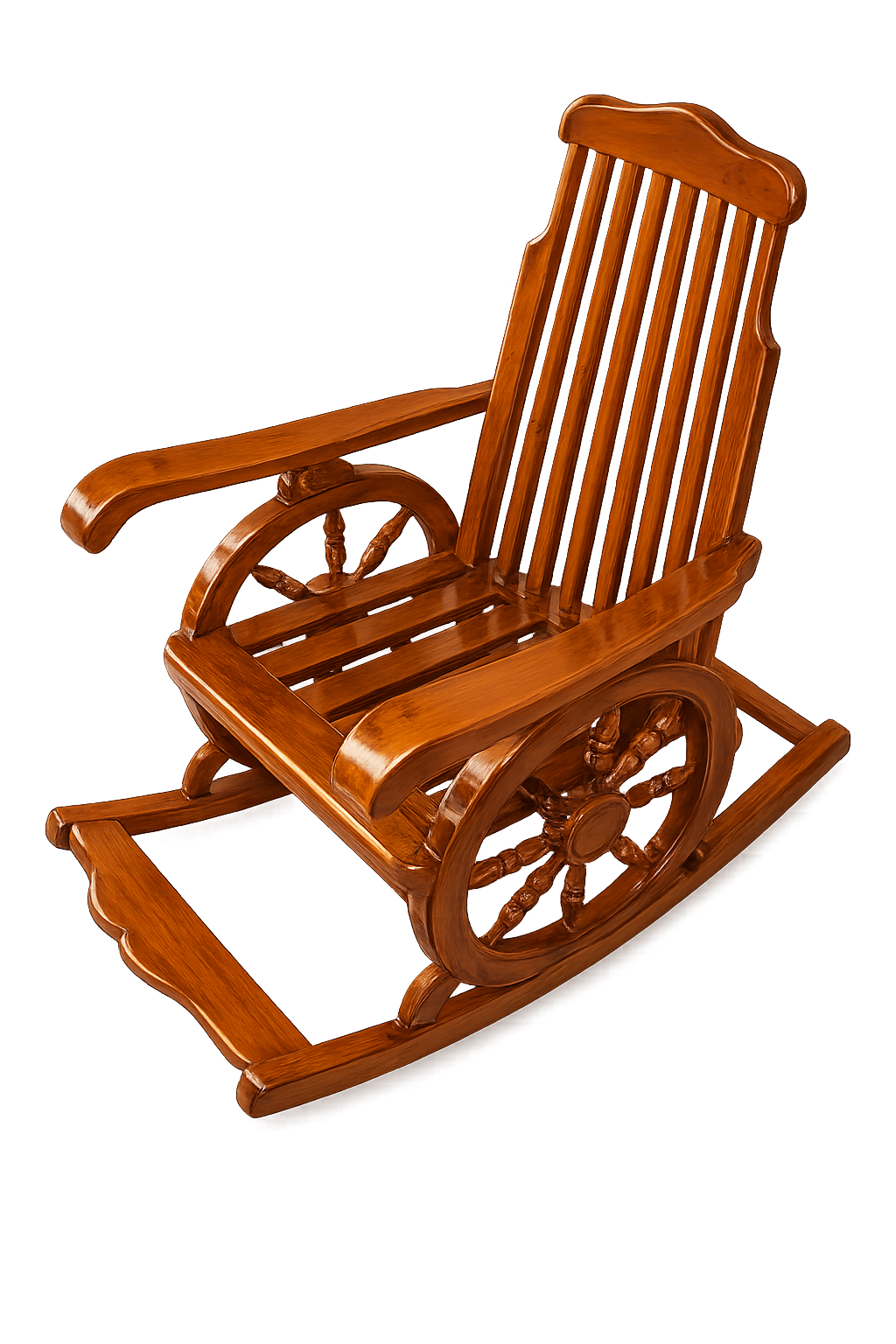 Teak Wood Rockling Chair