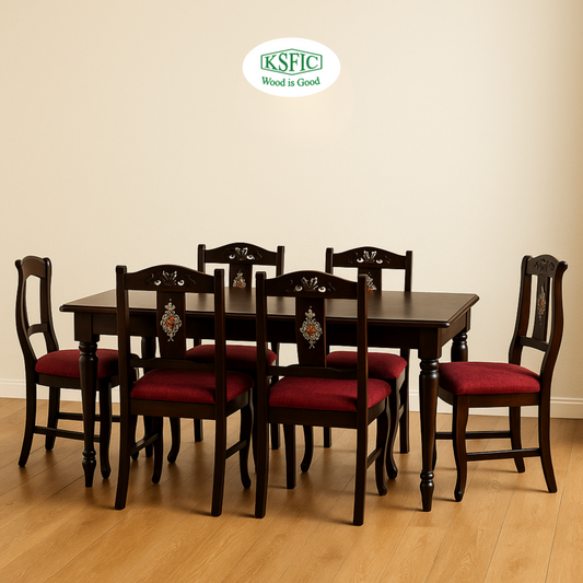 Rosewood Dining Table with chair