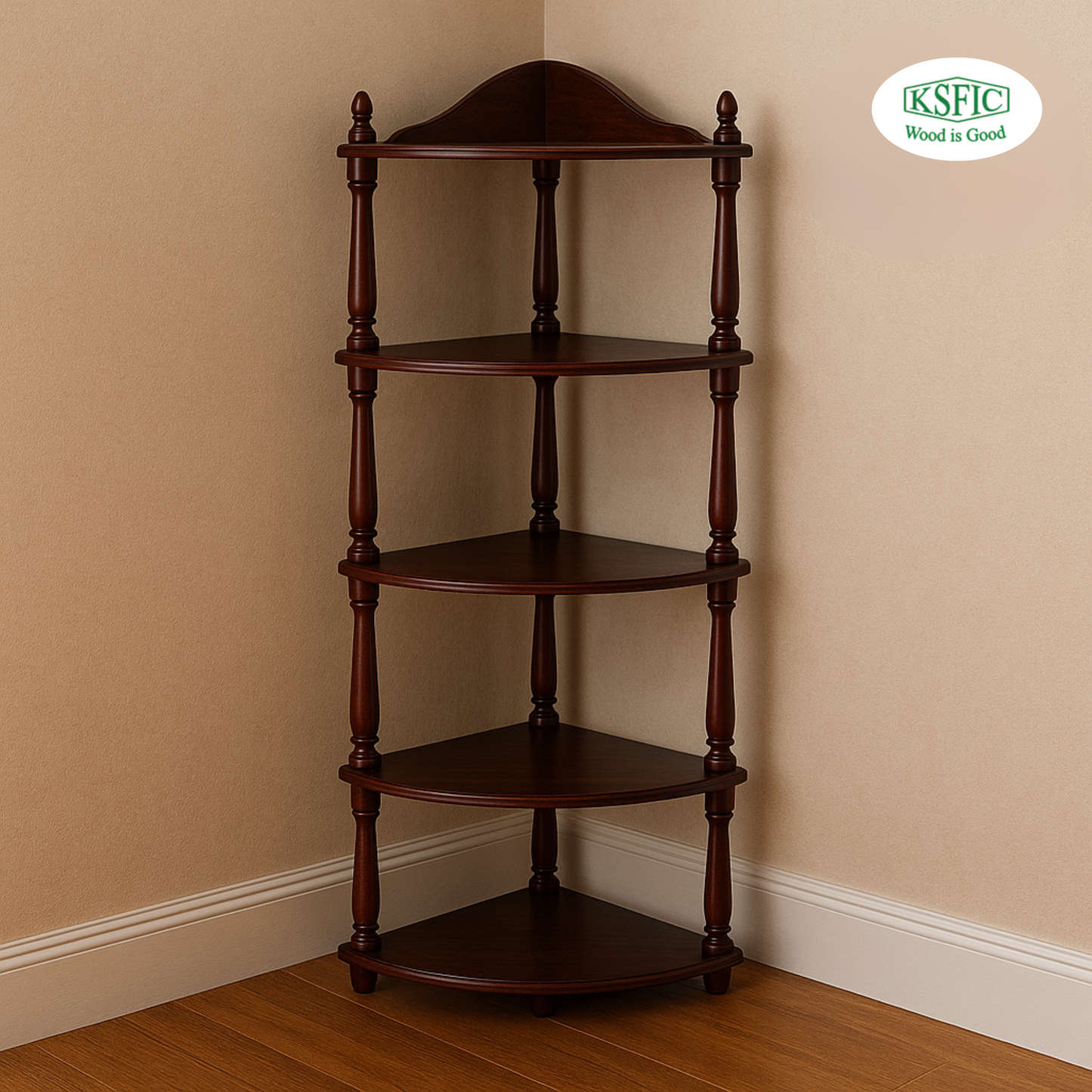Rosewood Corner Stand