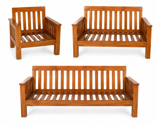 Acacia Wood Sofa without Cushion